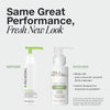 Paul Mitchell Gloss Drops in new PCR packaging with label designed for improved recyclability.