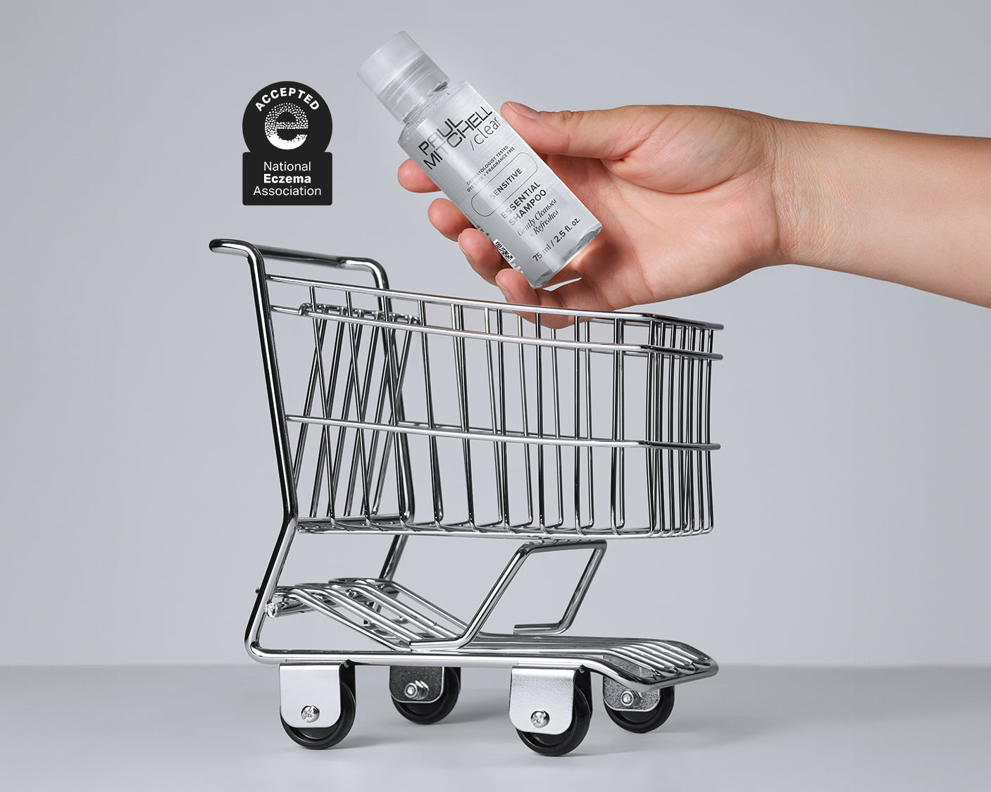 <em>Free</em> PAUL MITCHELL CLEAR ESSENTIAL SHAMPOO <em>(2.5 FL. OZ.) WITH EVERY ORDER*</em>