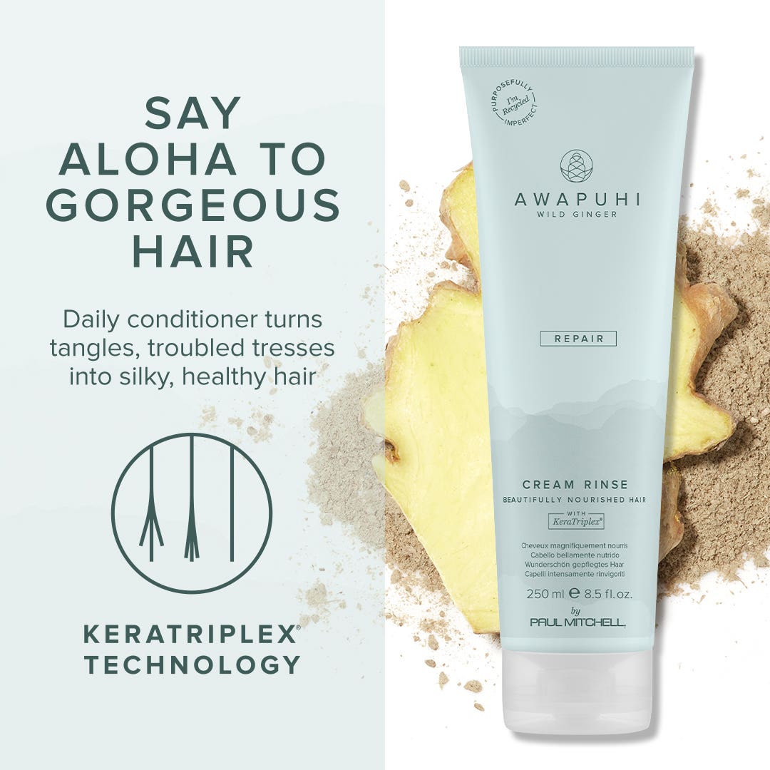 ☆　ブラウニー様│ クリーム２ &ローション２　エマルジョン３ Biocell Awapuhi Wild Ginger® Cream Rinse | Repairing | Paul Mitchell®