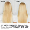 frizz-free curls after using Paul Mitchell Sealing Rinse.