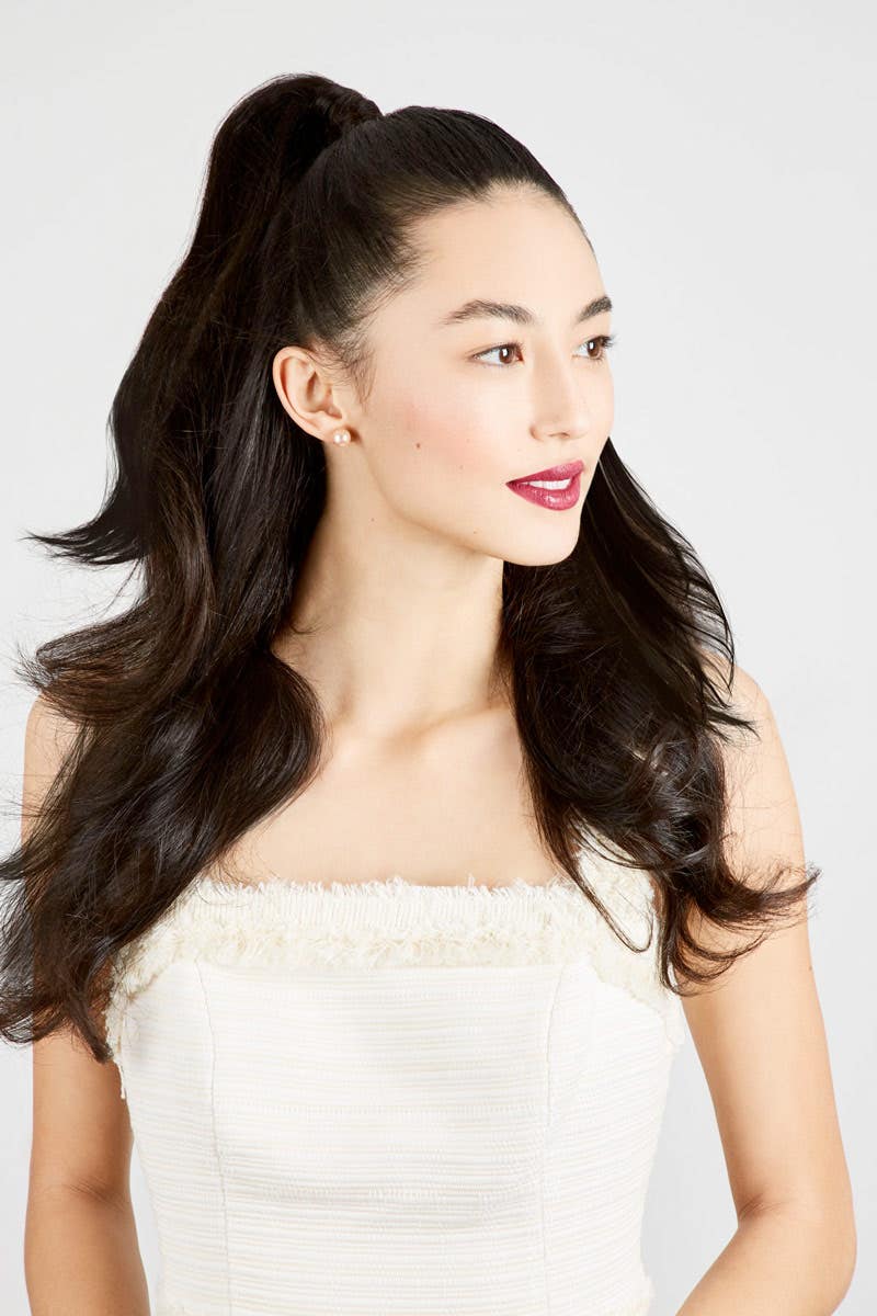 Ryan Richman How To: Bouncy Half-Up Pony Finished Look