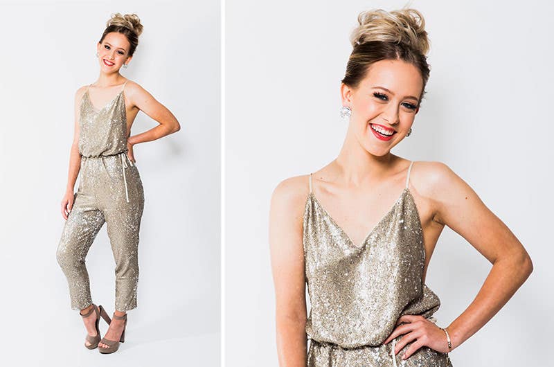 Cool Top Knot Prom Look by Rochelle Randall
