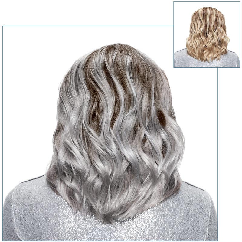 image of icy blonde colored hair
