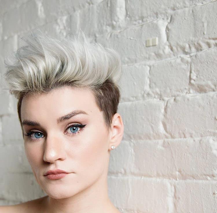 Ellery Ann Short Edgy Hairstyle via @lucasdoney