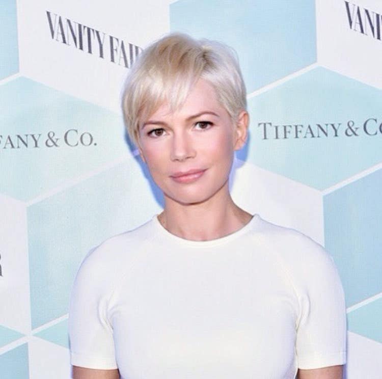 Michelle Williams Short Blonde Hairstyle @sheridanwardhair