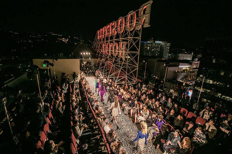 Wolk Morais Collection 6 Fashion Show Behind the Scenes. Rooftop runway.