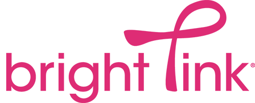 bright pink logo