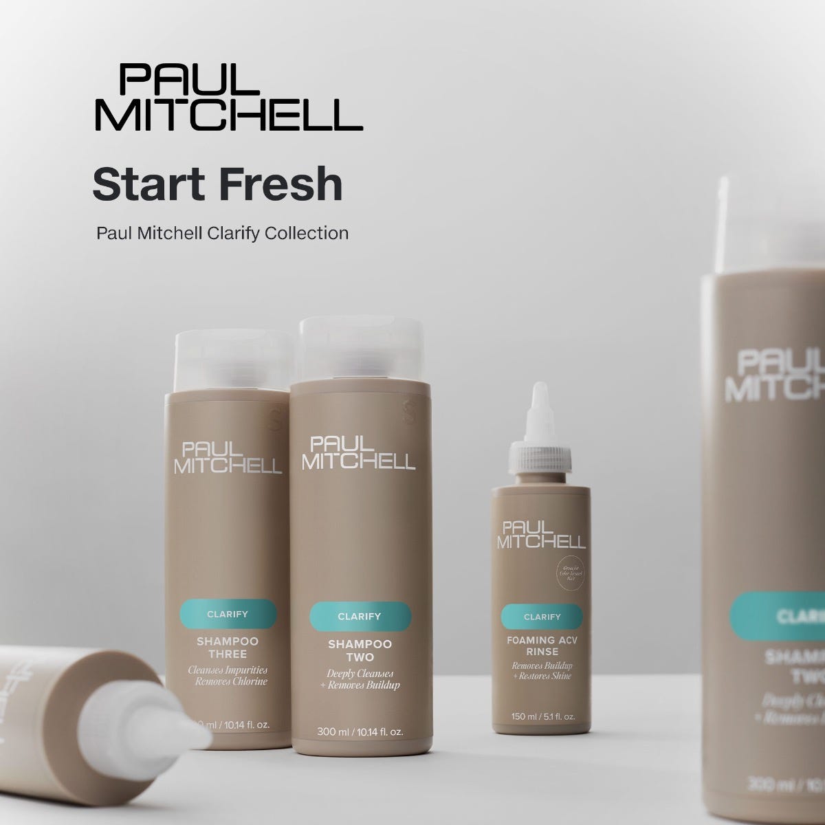 Start fresh with the Paul Mitchell Clarify Collection.