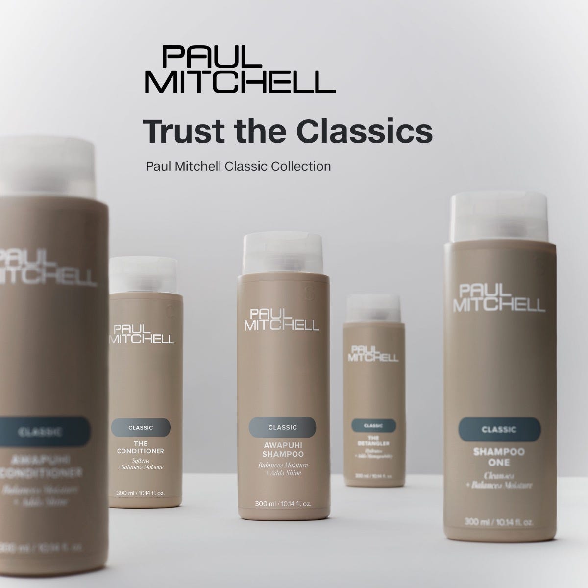 Trust the Paul Mitchell Classic Collection.