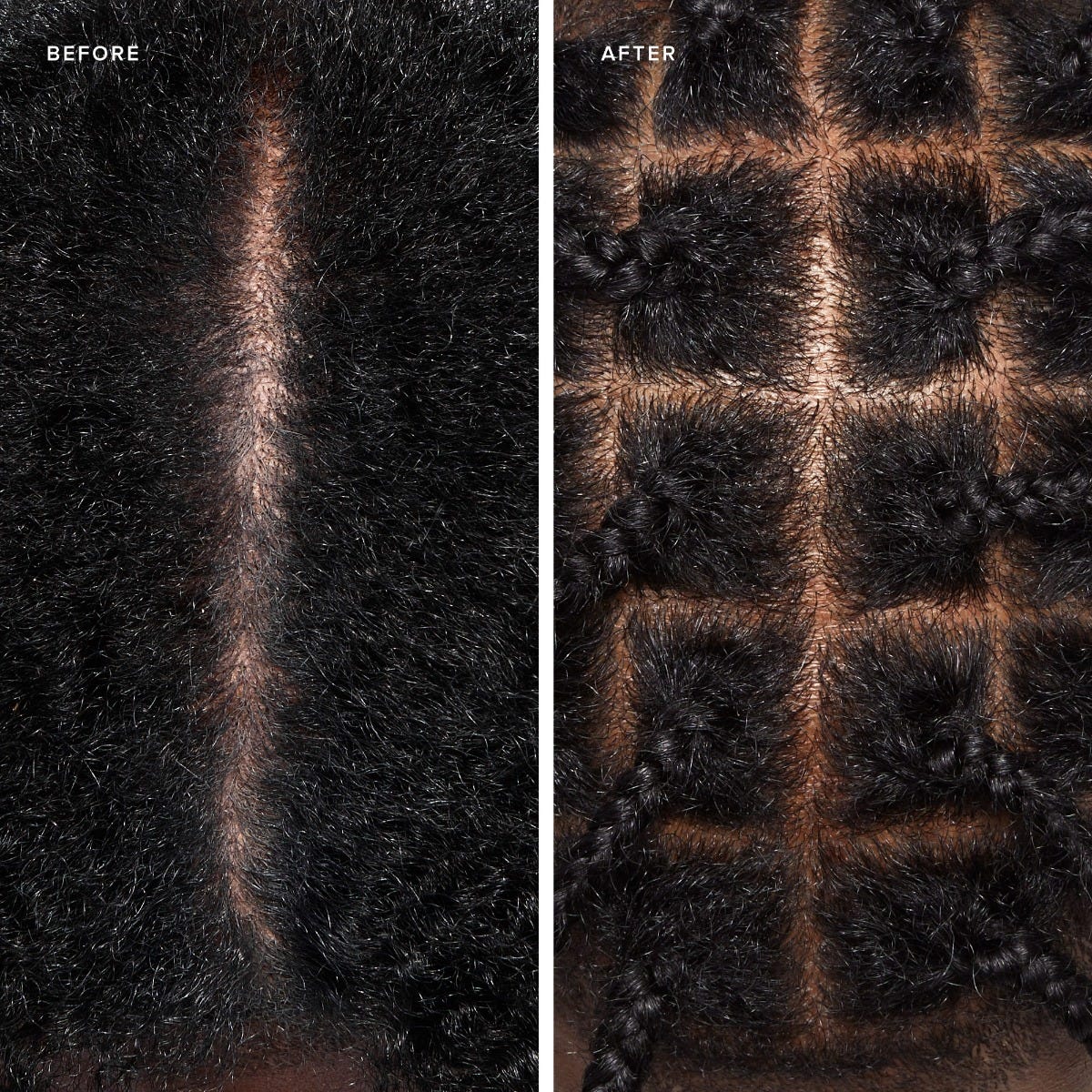 Clean Beauty, before/after