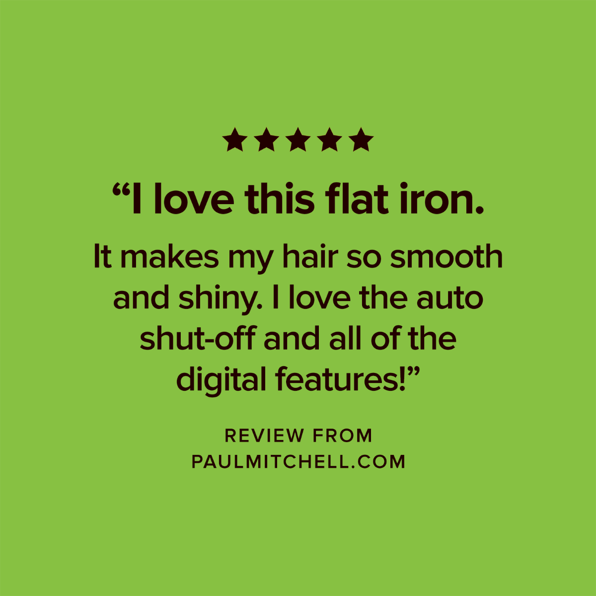 Paul mitchell flat iron auto shut off shop