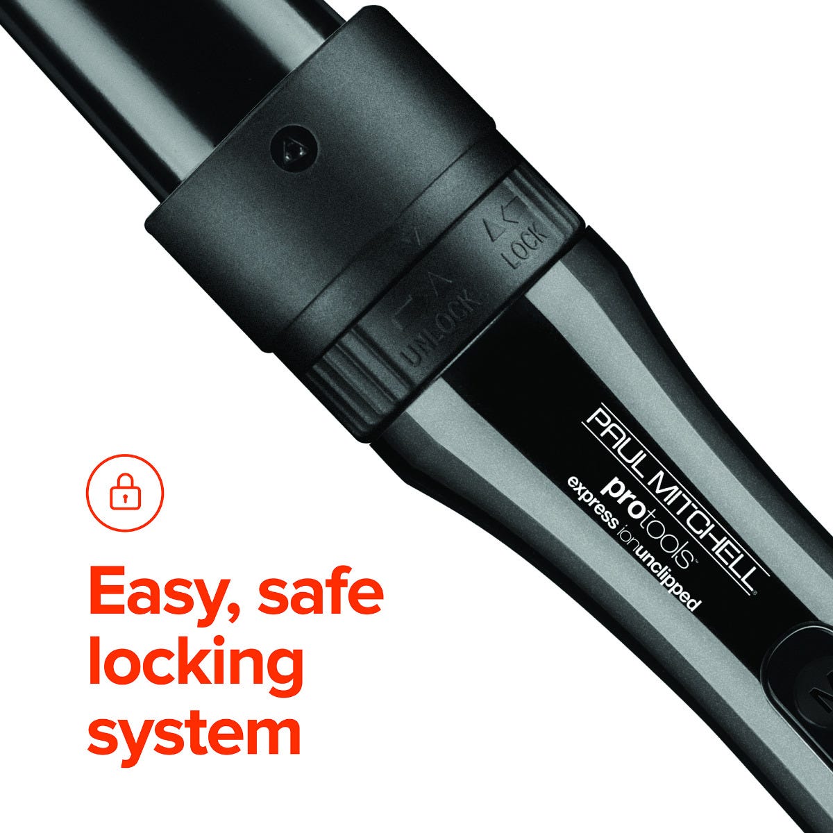Easy, safe locking system.