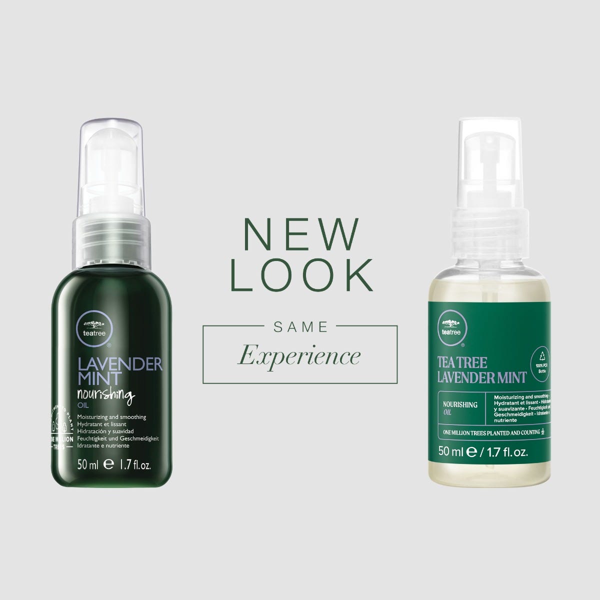 Lavender Mint Nourishing Oil, new look, same experience