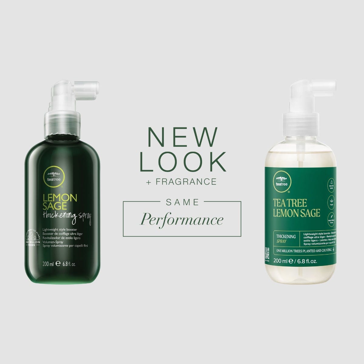 Lemon Sage Thickening Spray, new look and fragrance, same performance