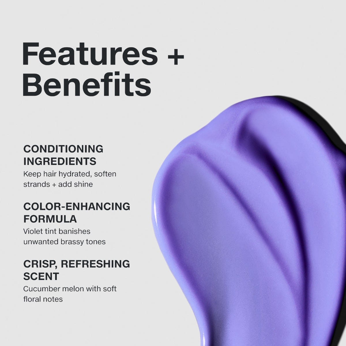 Paul Mitchell Platinum Blonde Violet Conditioner: color-enhancing formula with a violet tint and a crisp, refreshing scent.