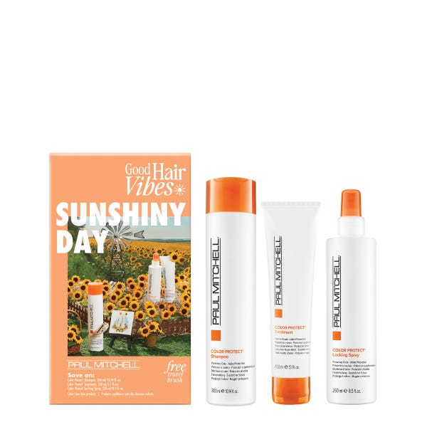 Paul Mitchell Sunshiny Day Color Protect Set, unpacked