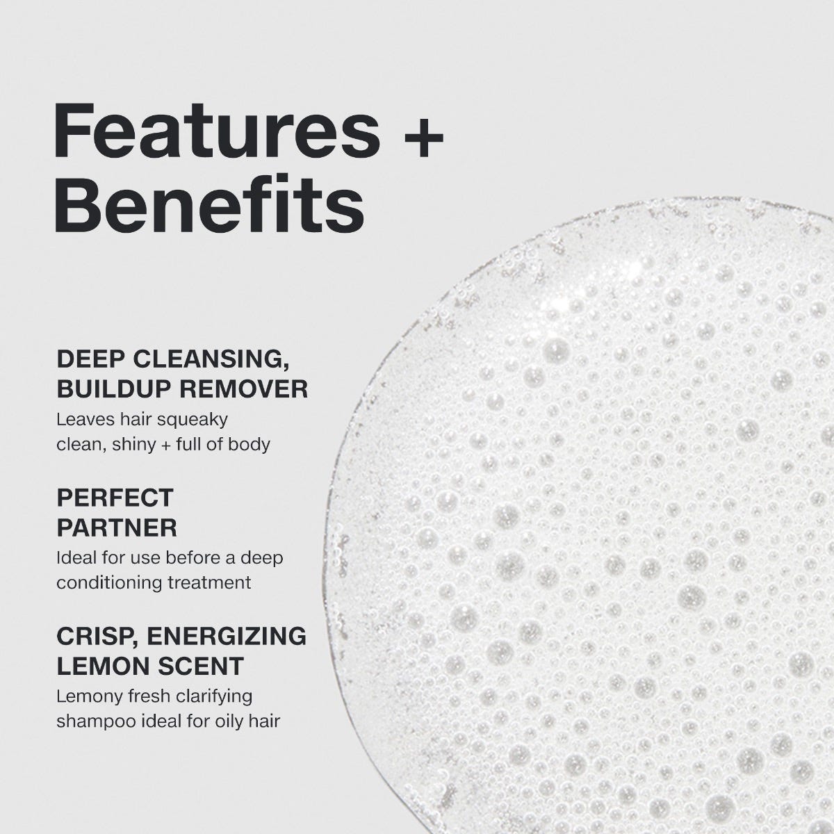 Paul Mitchell Shampoo Two: Deep cleansing, buildup remover, perfect prep for treatments and a crisp, energizing lemon scent.