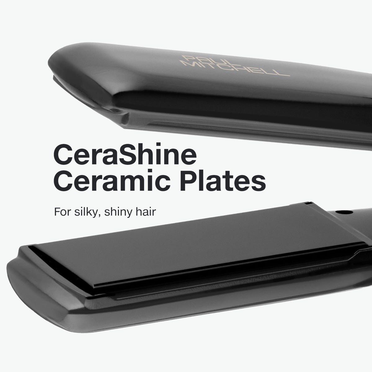 image of the CeraShine ceramic plates feature for the Paul Mitchell Smooth+