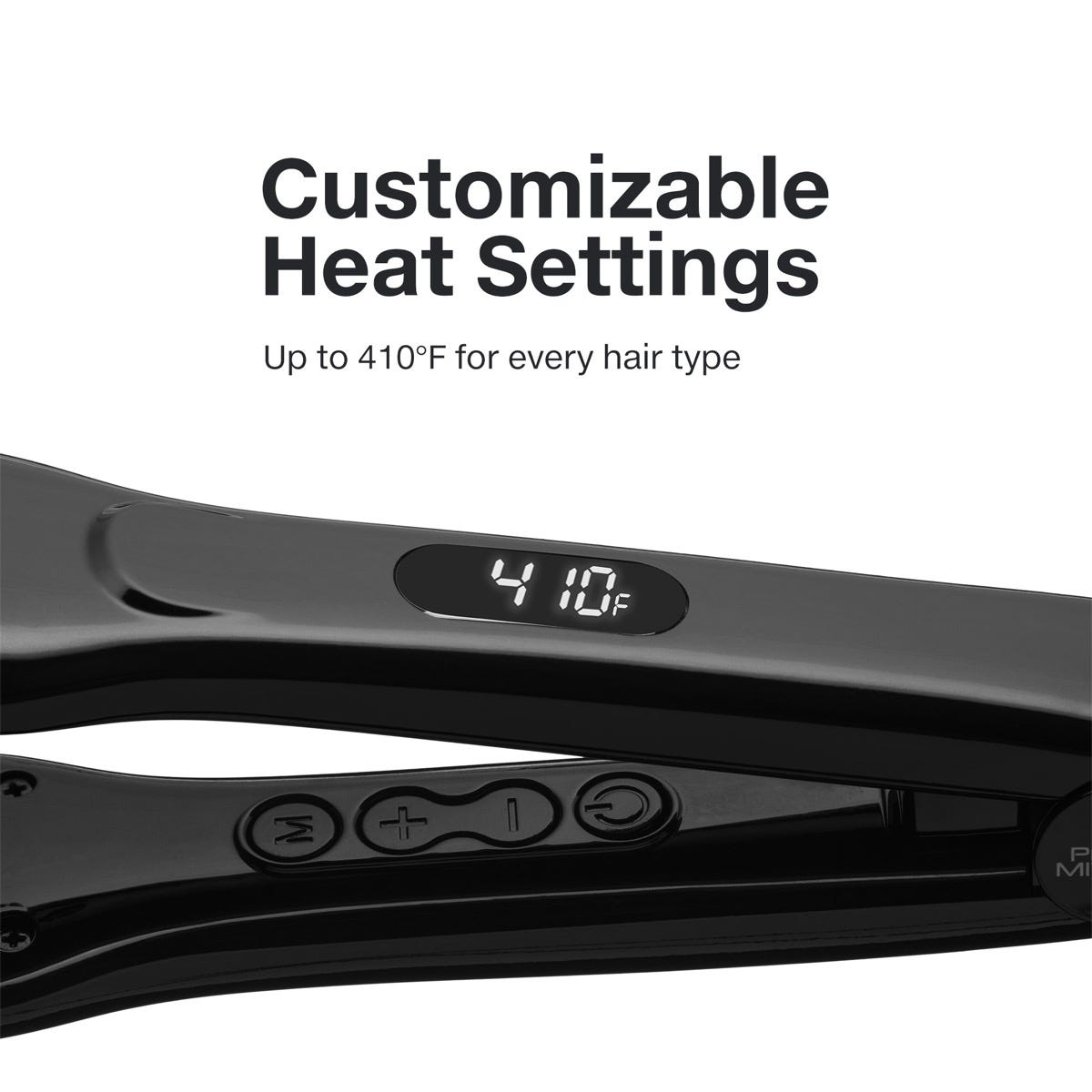 image of the customizable heat settings feature for the Paul Mitchell Smooth+