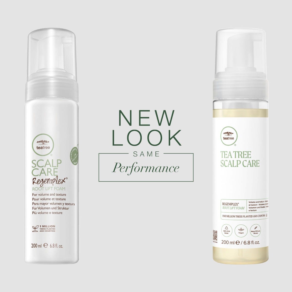 Tea  Tree Scalp Care Regeniplex Root Lift Foam, new look, same performance