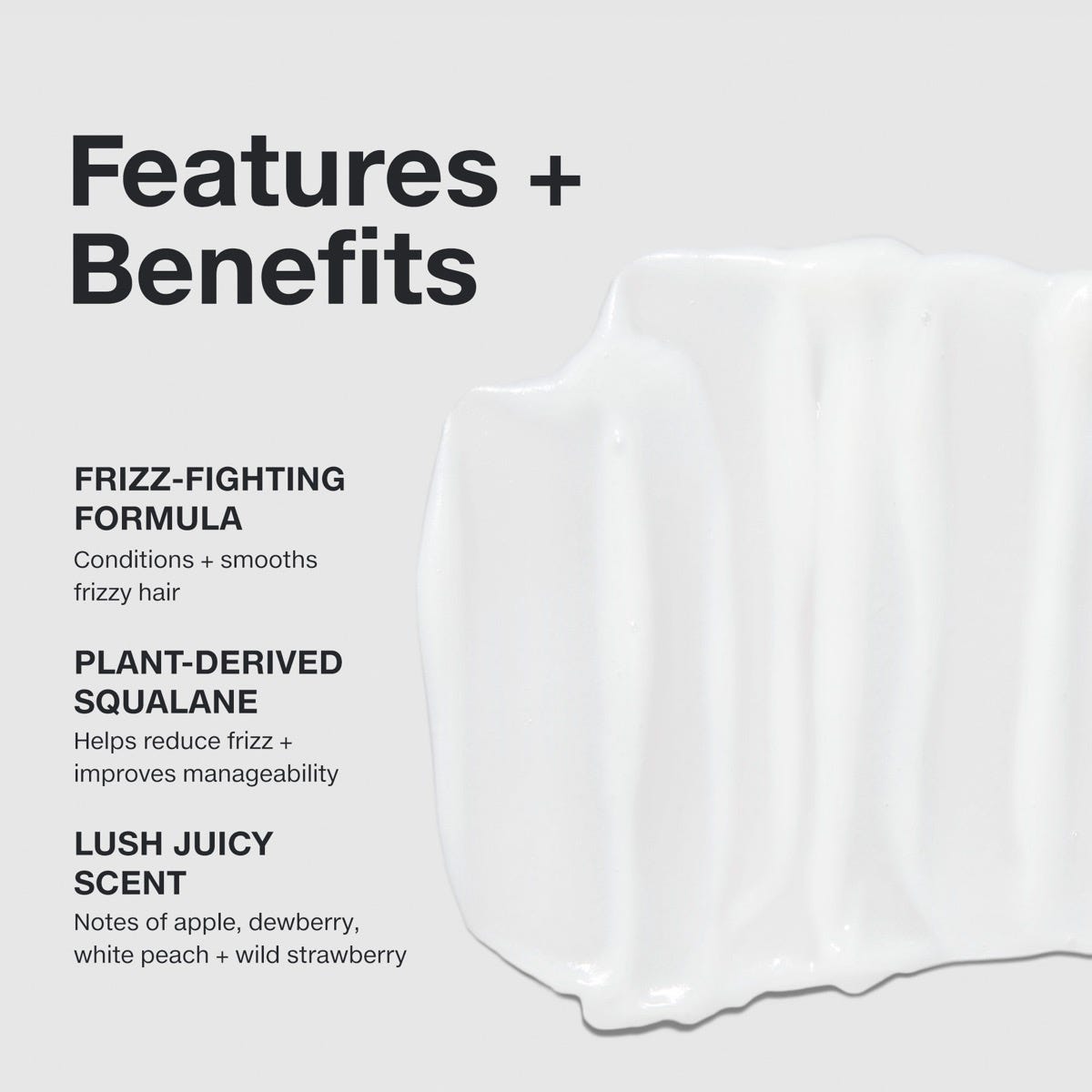 Paul Mitchell Super Smooth Conditioner: frizz-fighting formula with plant-derived squalane and a lush juicy scent.