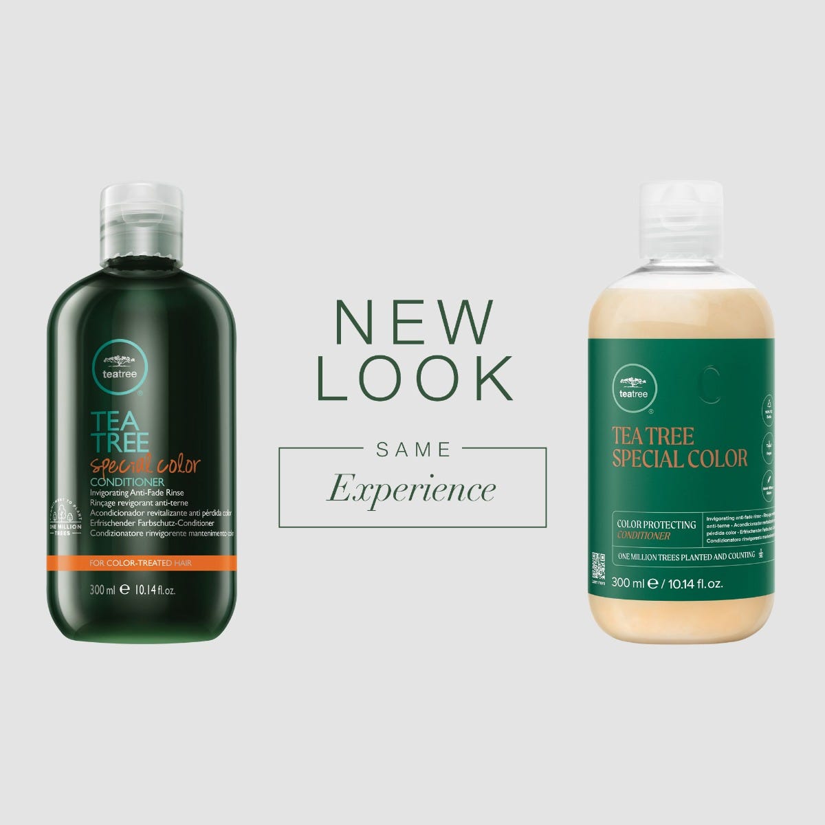 Tea Tree Special Color Conditioner, new look, same experience