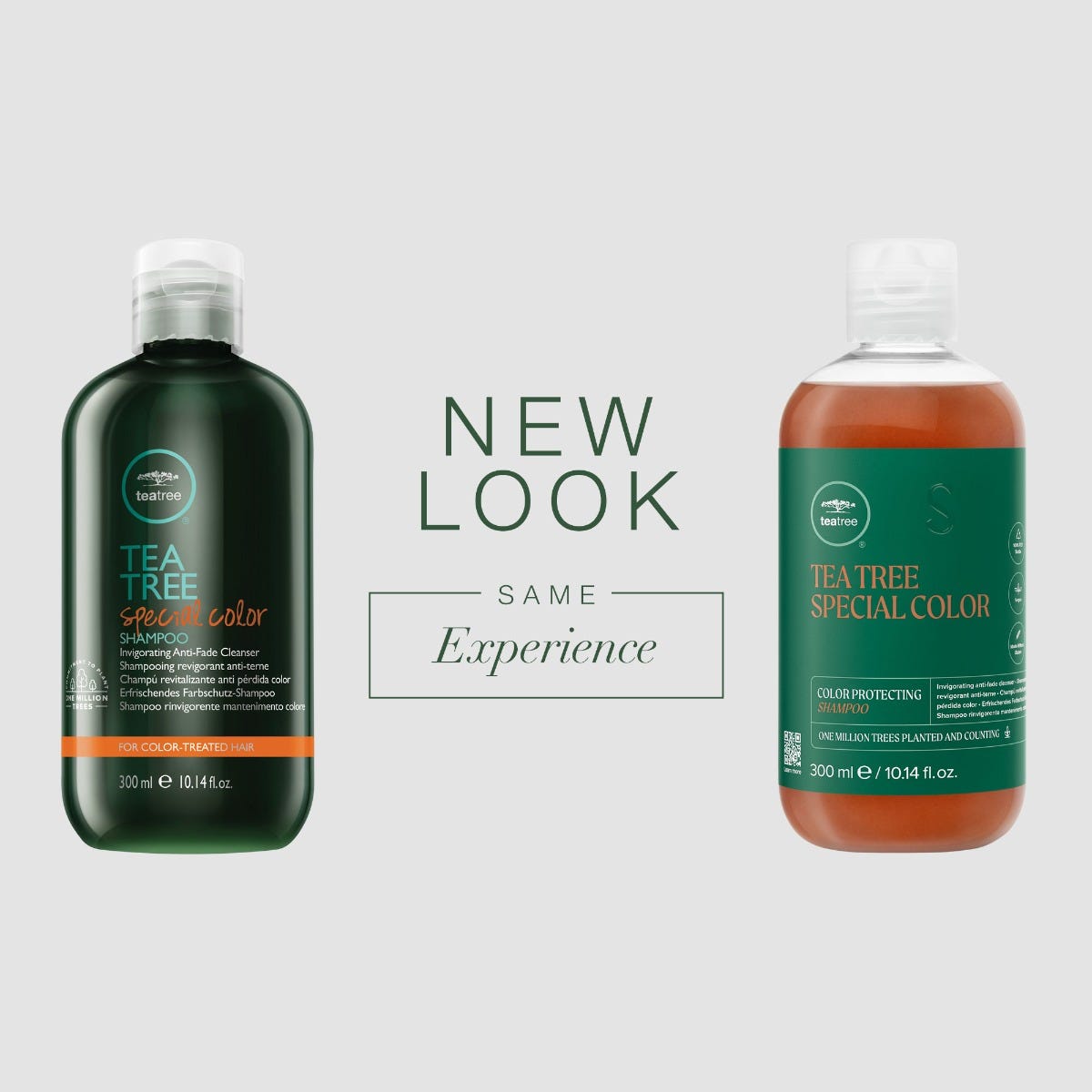 Tea Tree Special Color Shampoo, new look, same experience