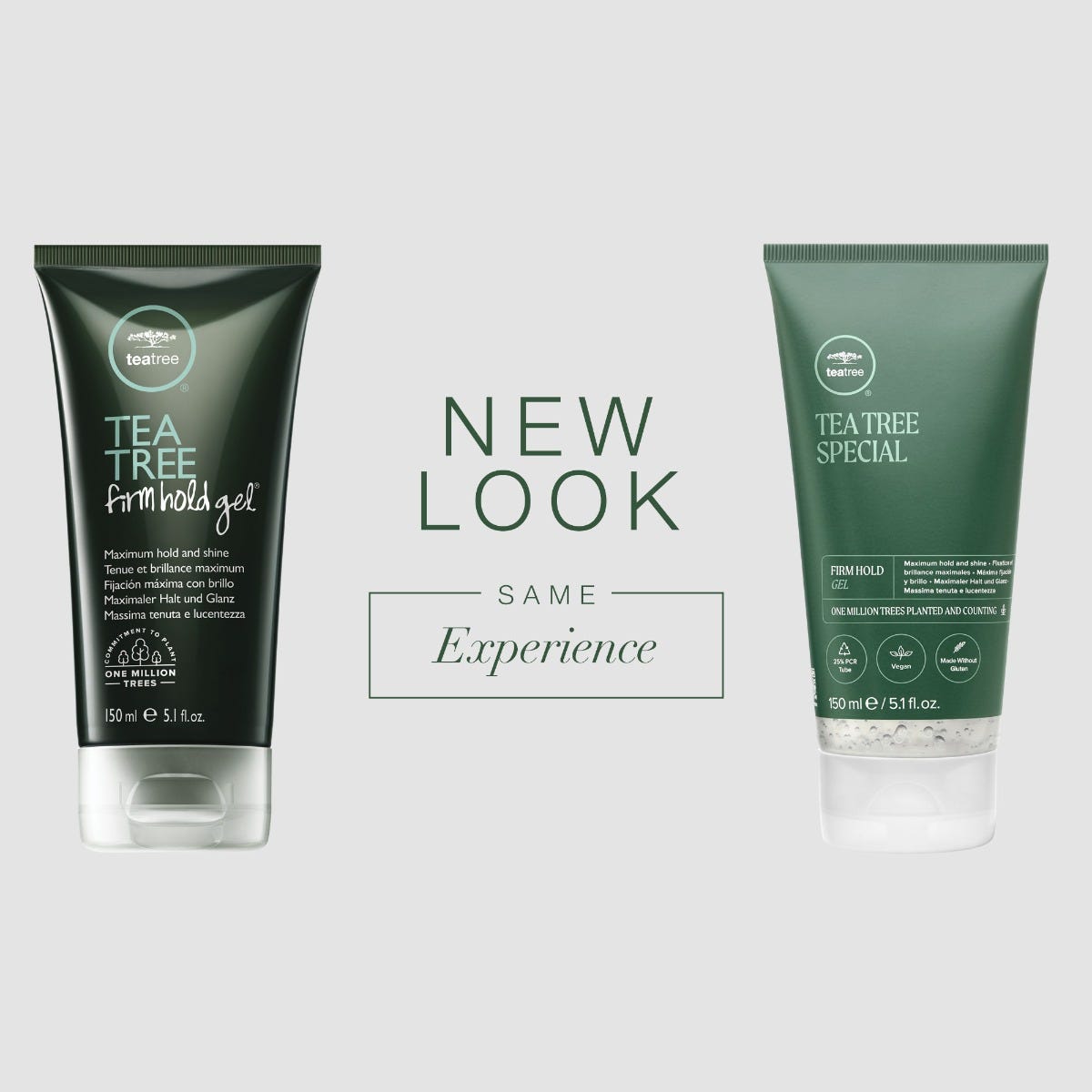 Tea Tree Firm Hold Gel, new look, same experience