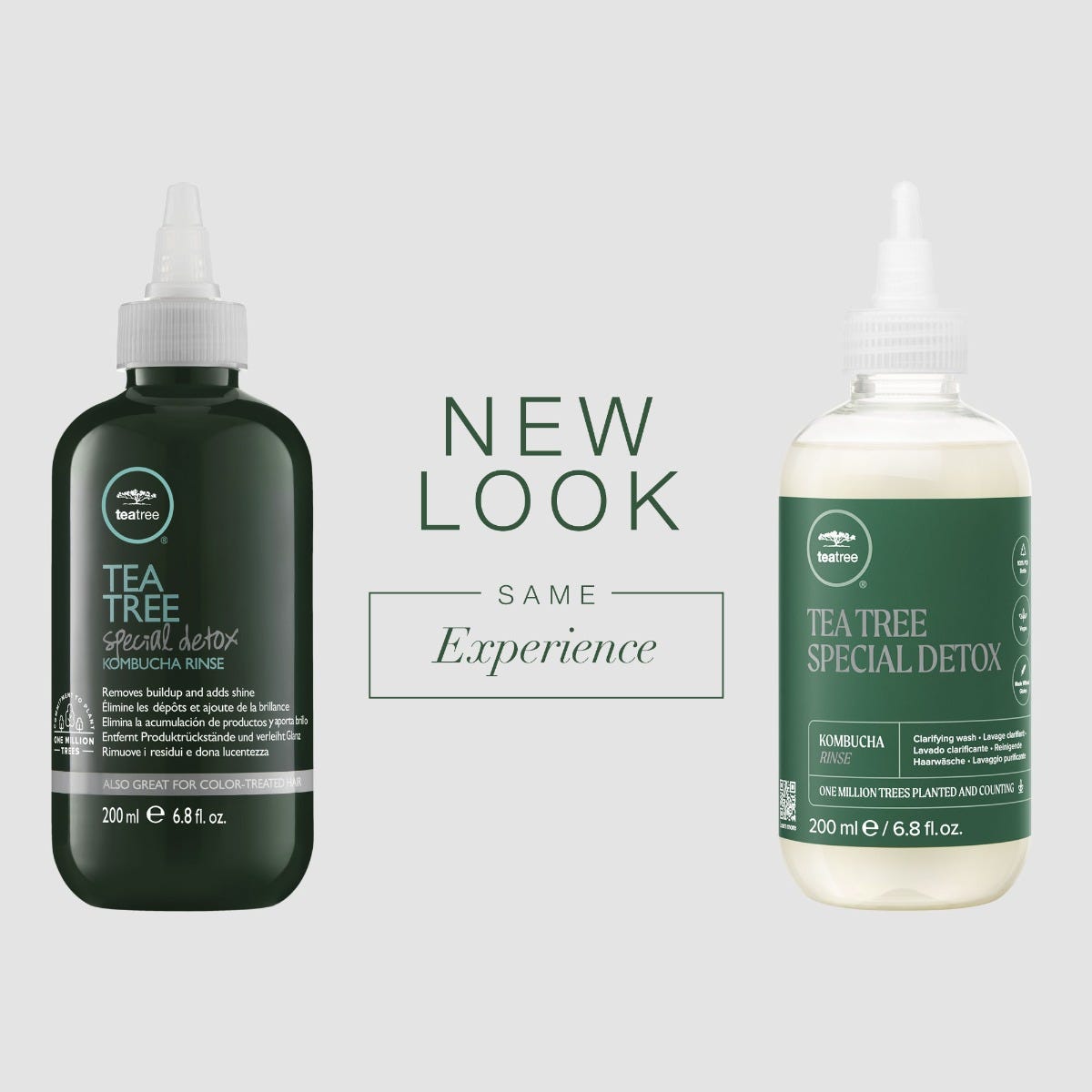 Tea Tree Special Detox Kombucha Rinse, new look, same experience