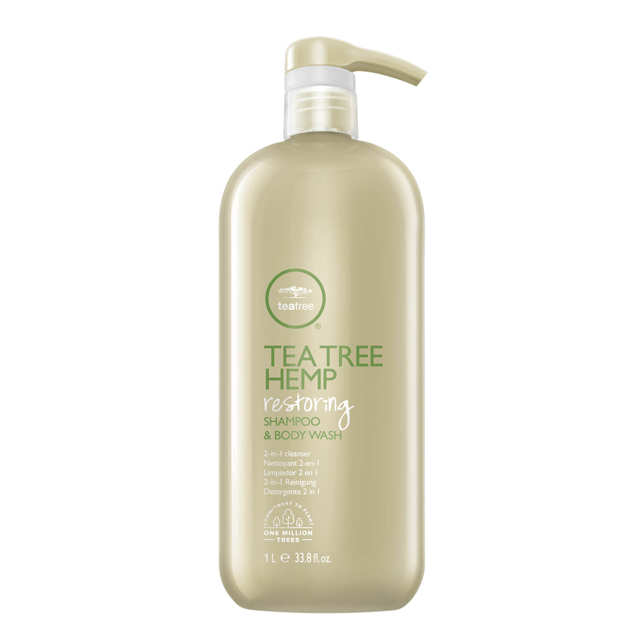 Tea Tree Hemp Restoring Shampoo and Body Wash
