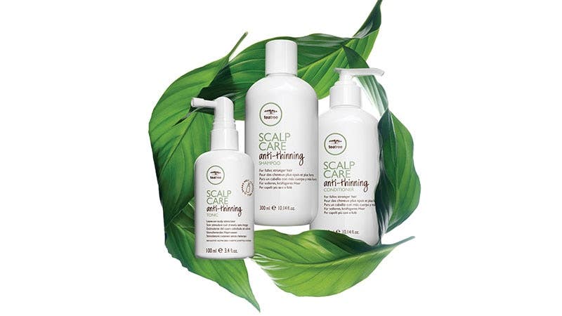 image of the tea tree scalp care brand models