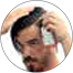 image of man applying tonic
